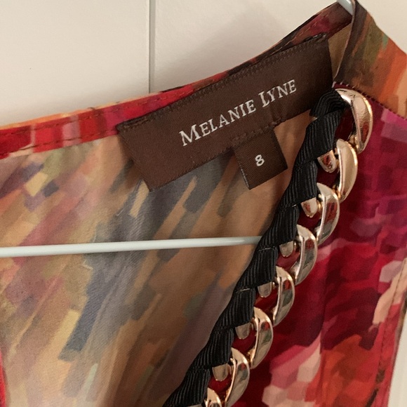 MELANIE LYNE Floral Necklace Blouse - Picture 3 of 4